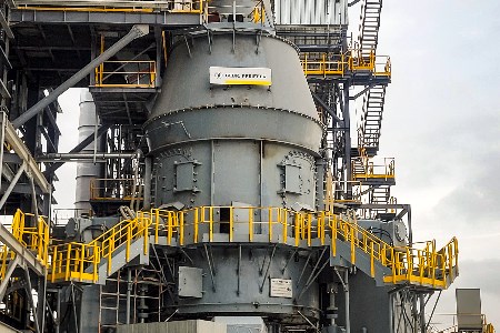 Gebr. Pfeiffer MVR mill running successfully in France.